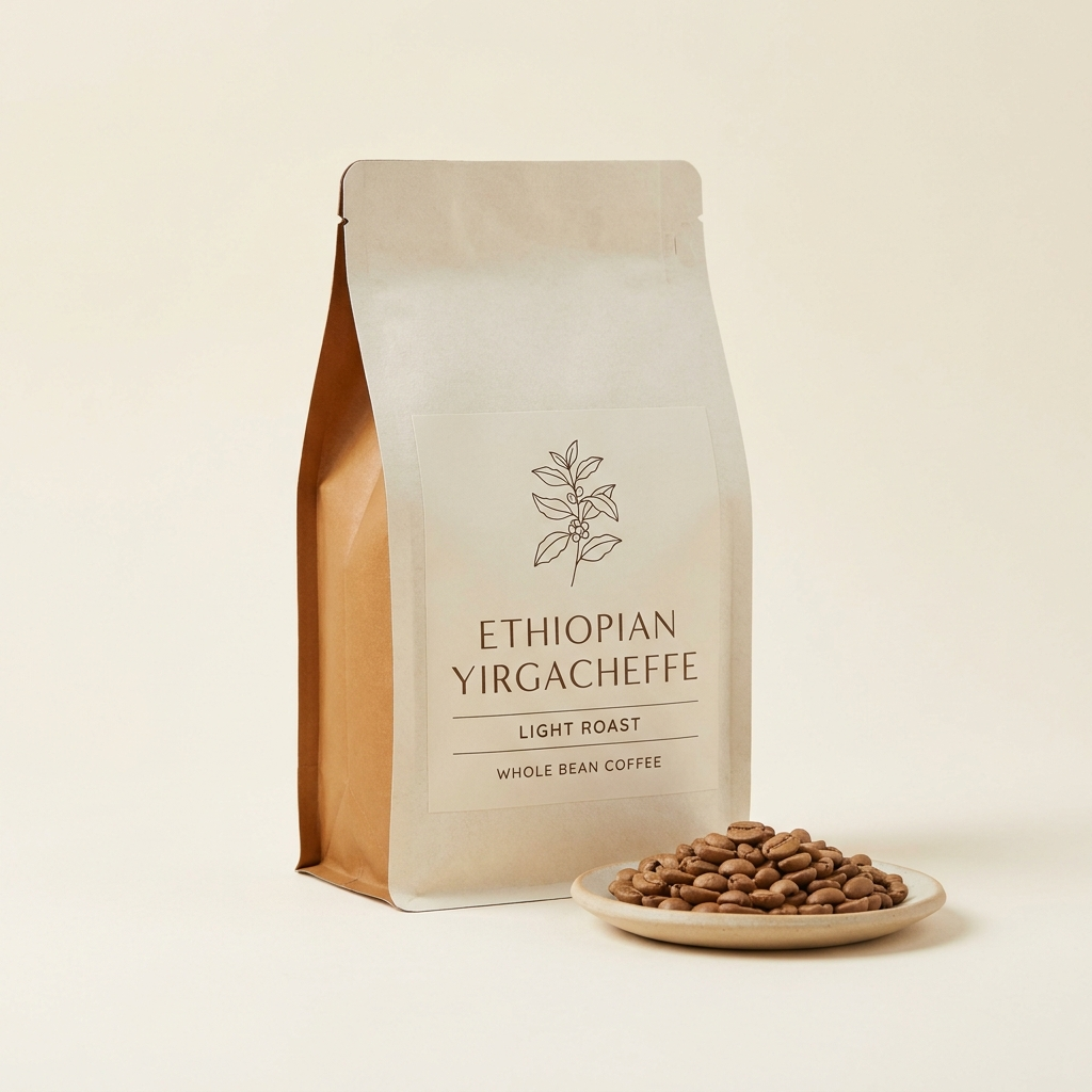 Ethiopian Yirgacheffe Whole Bean Coffee